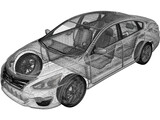 Nissan Altima (2013) 3D Model