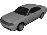 Nissan Cedric (1999) 3D Model preview