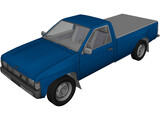 Nissan D21 Pickup 3D Model preview