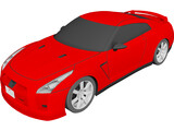 Nissan GT-R (2008) 3D Model preview