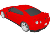 Nissan GT-R (2008) 3D Model
