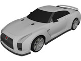 Nissan GT-R (2008) 3D Model preview