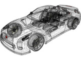 Nissan GT-R (2008) 3D Model