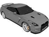 Nissan GT-R (2012) 3D Model