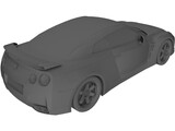 Nissan GT-R Spec-V 3D Model