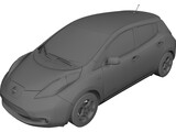 Nissan Leaf (2011) 3D Model preview