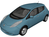 Nissan Leaf (2015) 3D Model preview