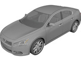 Nissan Maxima (2011) 3D Model preview