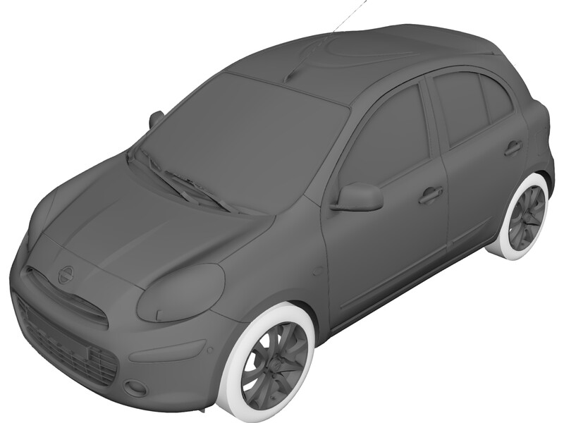 Nissan Micra (2010) 3D Model