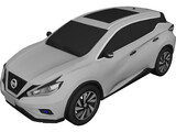 Nissan Murano (2016) 3D Model preview