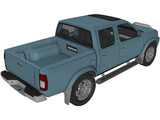 Nissan Navara D22 Turbo Pickup 3D Model