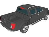 Nissan Navara Double Cab (2015) 3D Model
