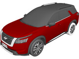 Nissan Pathfinder (2022) 3D Model preview