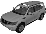 Nissan Patrol (2011) 3D Model preview