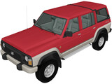 Nissan Patrol 5-door [Y60] (1987) 3D Model preview