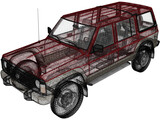 Nissan Patrol 5-door [Y60] (1987) 3D Model