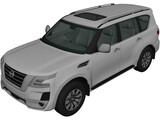 Nissan Patrol Ti L (2020) 3D Model preview