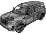 Nissan Patrol Ti L (2020) 3D Model