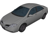 Nissan Primera (2001) 3D Model preview