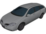 Nissan Primera Wagon (2001) 3D Model preview