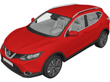 Nissan Qashqai (2014) 3D Model preview