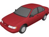 Nissan Sentra GXE (1996) 3D Model preview