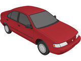 Nissan Sentra GXE (1996) 3D Model