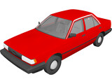 Nissan Sentra [+Interior] (1989) 3D Model preview