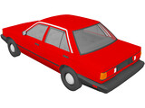 Nissan Sentra [+Interior] (1989) 3D Model