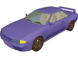 Nissan Skyline GTR (1995) 3D Model preview