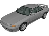 Nissan Skyline R32 GT-R Coupe (1989) 3D Model preview