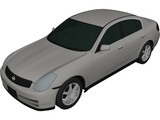 Nissan Skyline V35 Sedan 3D Model preview