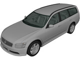 Nissan Stagea (2001) 3D Model preview