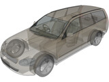 Nissan Stagea (2001) 3D Model