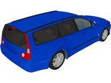 Nissan Steaga with Skyline Conversion 3D Model