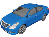 Nissan Versa Sedan (2015) 3D Model preview