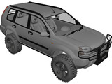 Nissan X-Trail 4x4 [Tuned] 3D Model preview