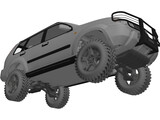 Nissan X-Trail 4x4 [Tuned] 3D Model