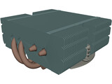Noctua NH-L9X65 CPU Cooler 3D Model preview