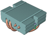 Noctua NH-L9X65 CPU Cooler 3D Model