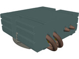 Noctua NH-L9X65 CPU Cooler 3D Model