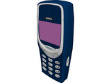 Nokia 3310 Mobile Phone 3D Model preview