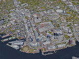 Norfolk City, VA, USA (2023) 3D Model preview