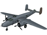 North American B-25J Mitchell 3D Model preview