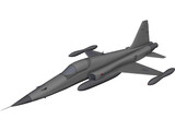 Northrop F-5E Tiger 2 3D Model preview