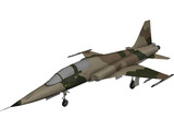 Northrop F-5E Tiger II 3D Model preview