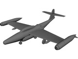 Northrop F-89 Scorpion 3D Model preview