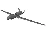 Northrop Grumman RQ-4 Global Hawk 3D Model preview
