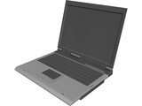 Notebook 3D Model preview