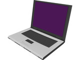 Notebook 3D Model preview